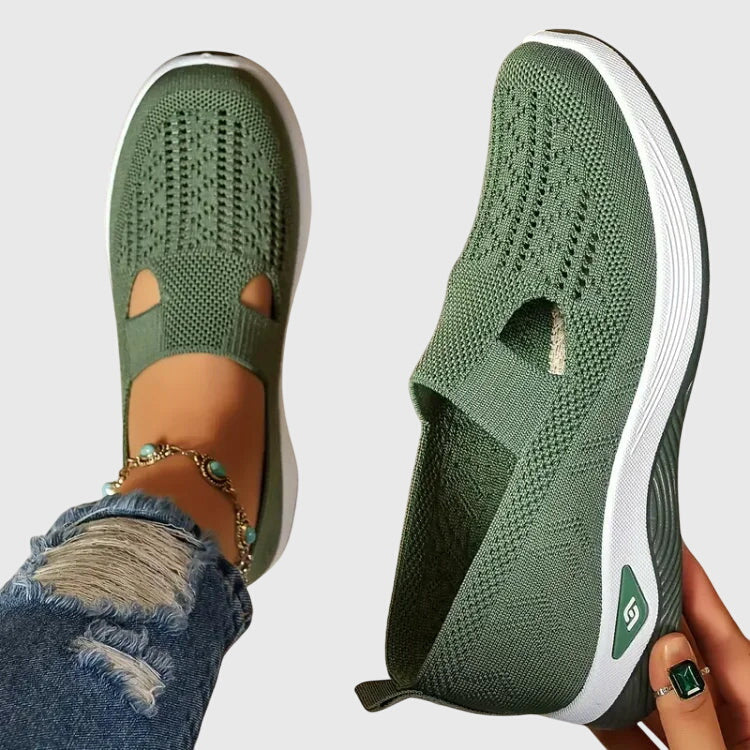 Zapatillas Ergonómicas Transpirables de Calce Ancho Enid