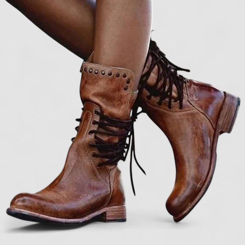 Botines Vintage con Cordones 'Rachel'