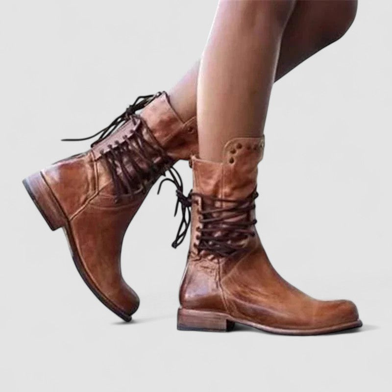 Botines Vintage con Cordones 'Rachel'