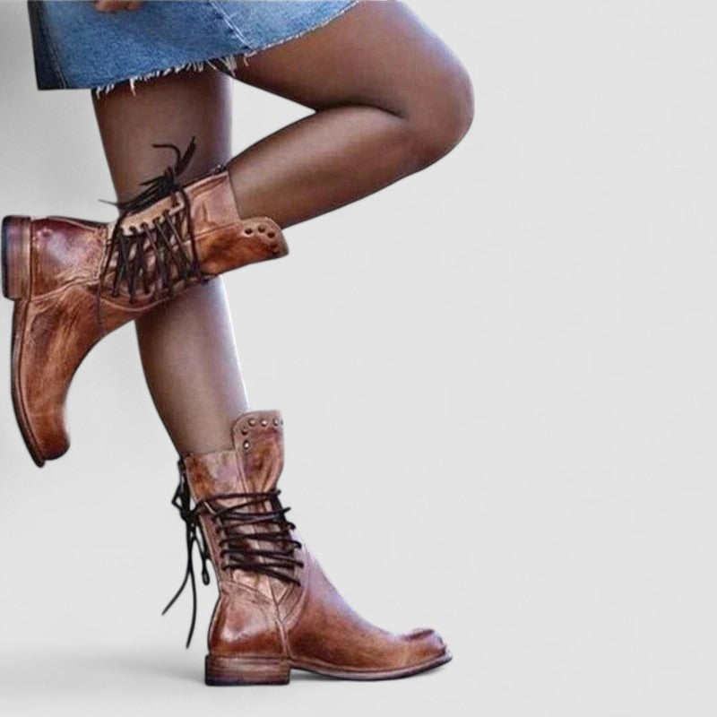 Botines Vintage con Cordones 'Rachel'