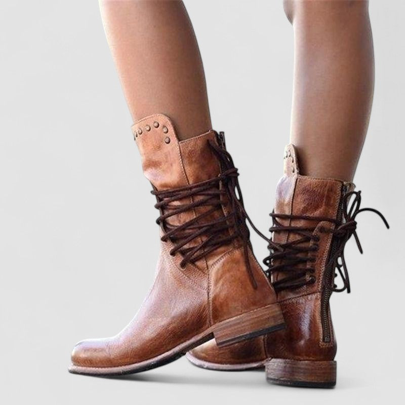 Botines Vintage con Cordones 'Rachel'