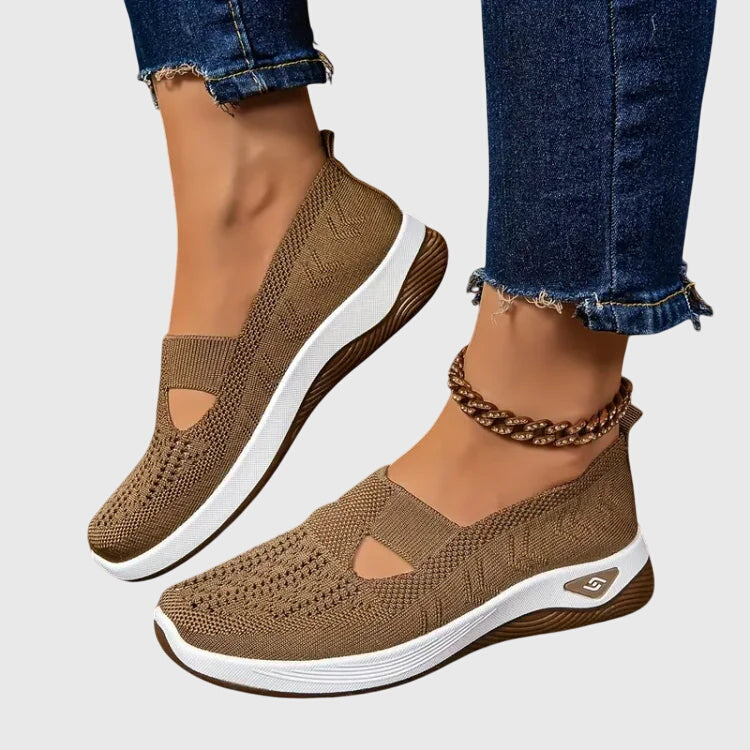 Zapatillas Ergonómicas Transpirables de Calce Ancho Enid