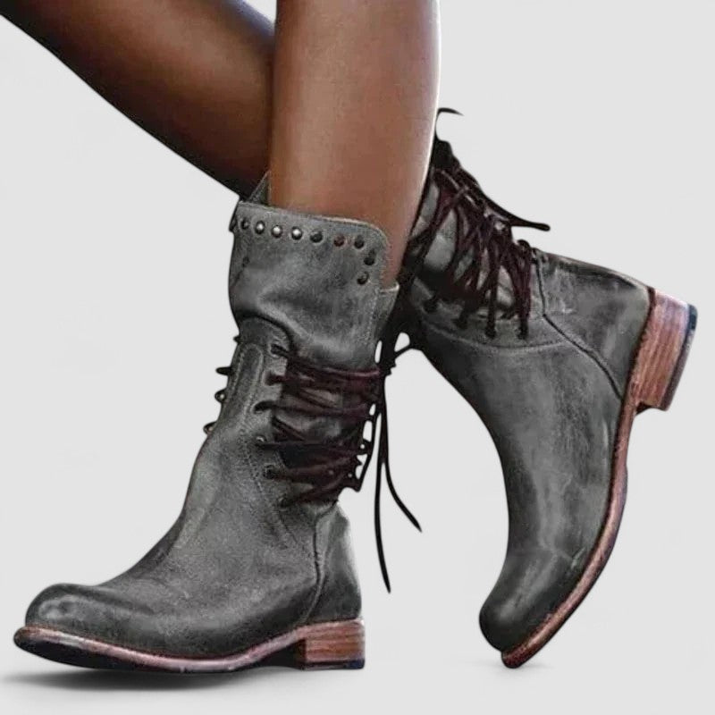 Botines Vintage con Cordones 'Rachel'