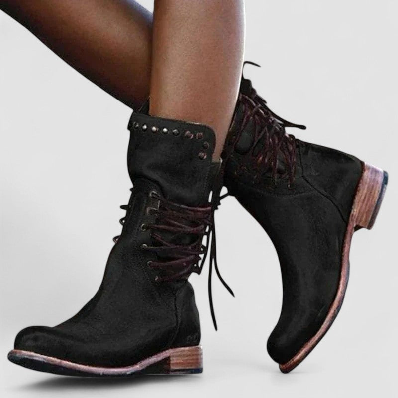 Botines Vintage con Cordones 'Rachel'