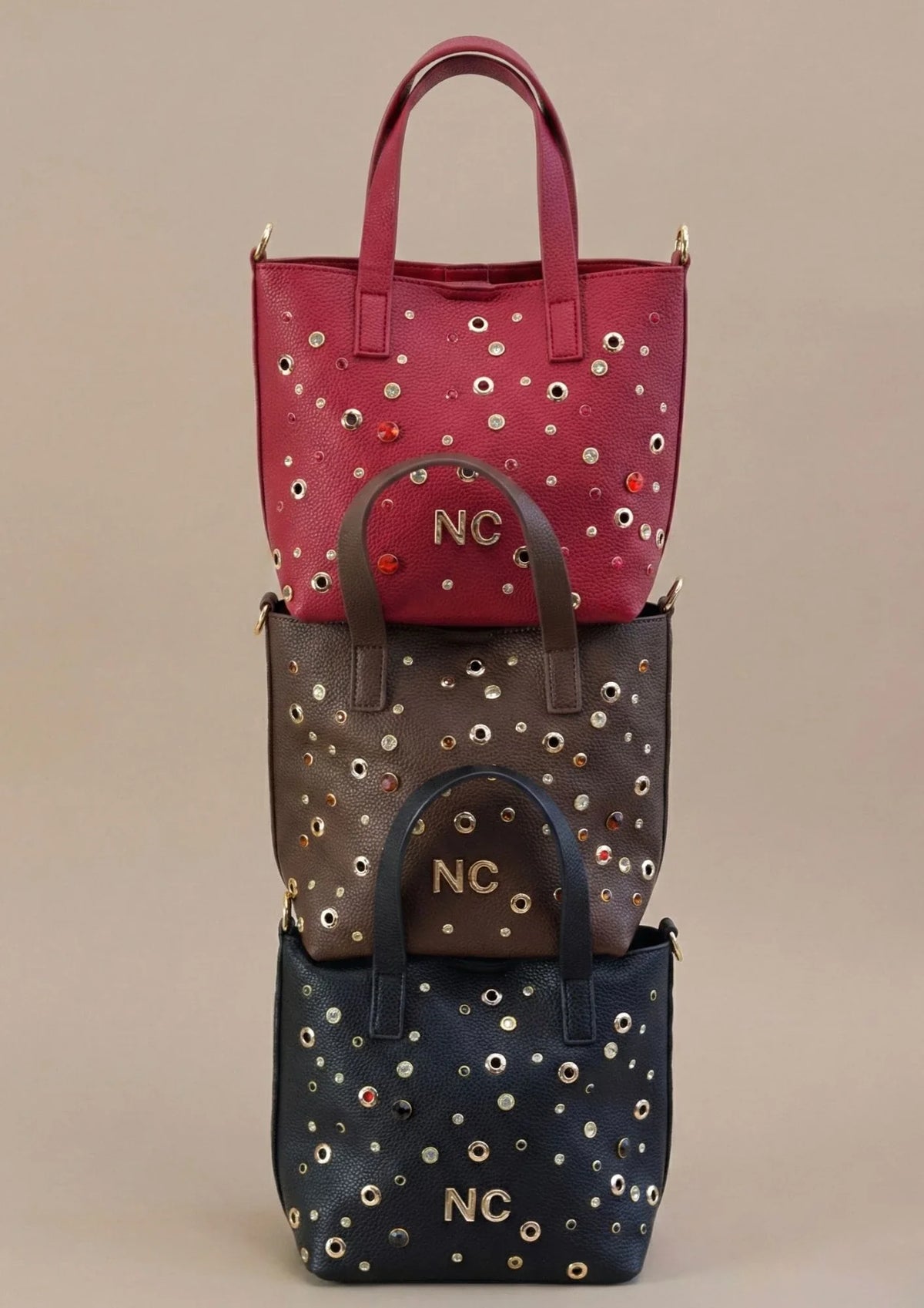Bolso Mini Tote cristales