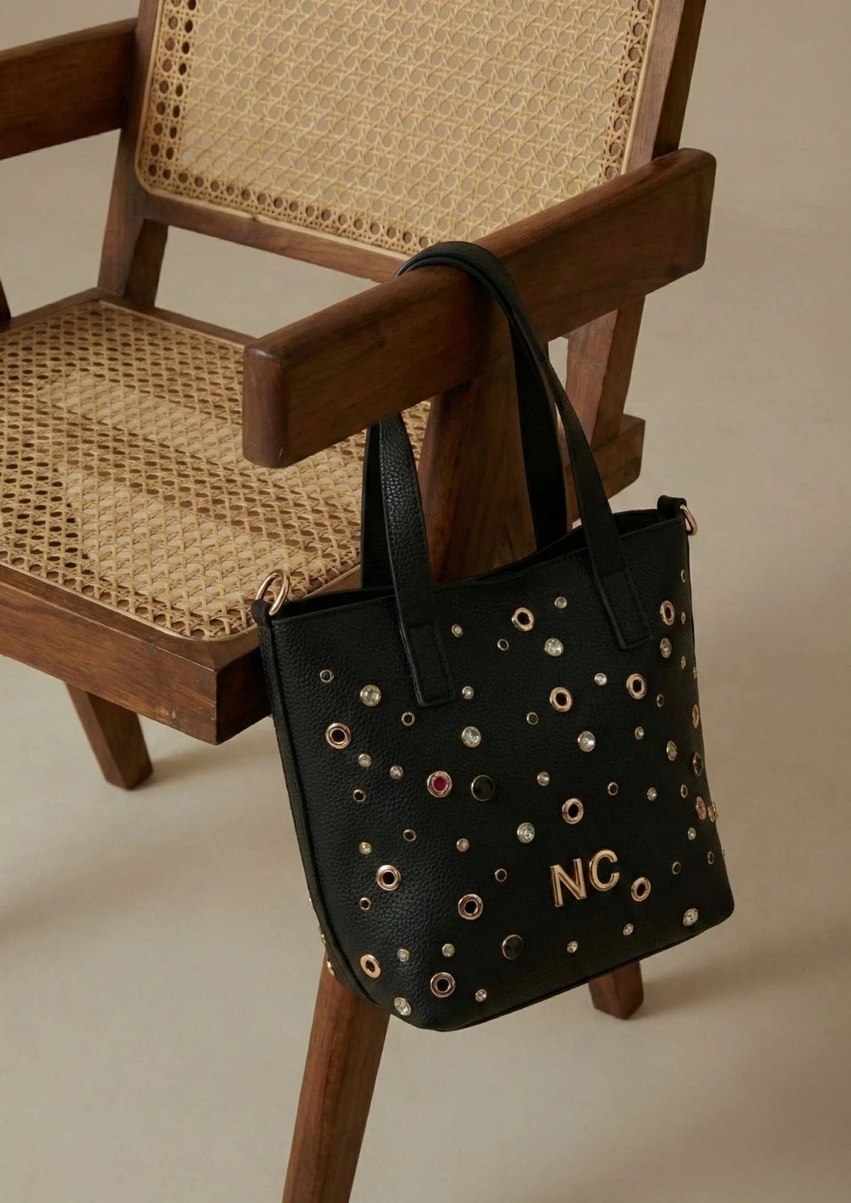 Bolso Mini Tote cristales