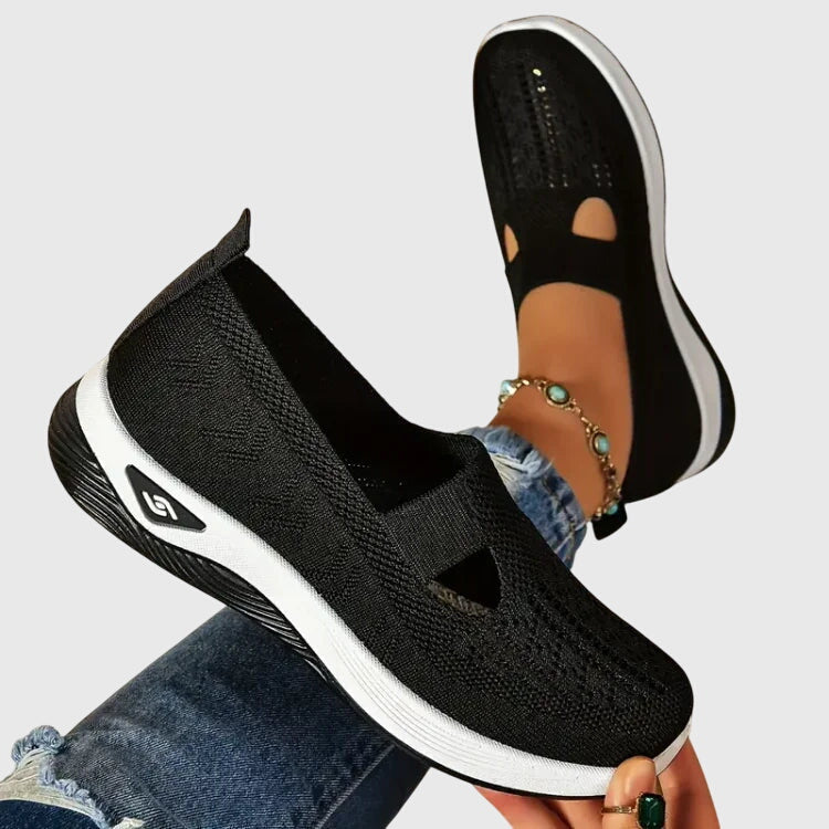 Zapatillas Ergonómicas Transpirables de Calce Ancho Enid