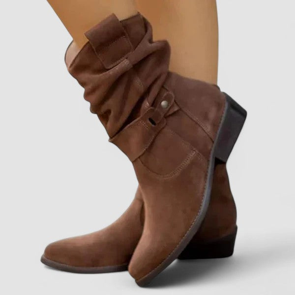 Slouch-Style Western Botas Elyse