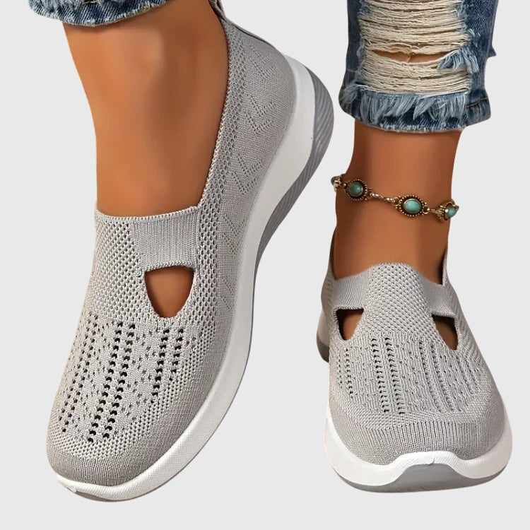 Zapatillas Ergonómicas Transpirables de Calce Ancho Enid