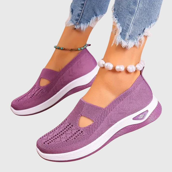 Zapatillas Ergonómicas Transpirables de Calce Ancho Enid
