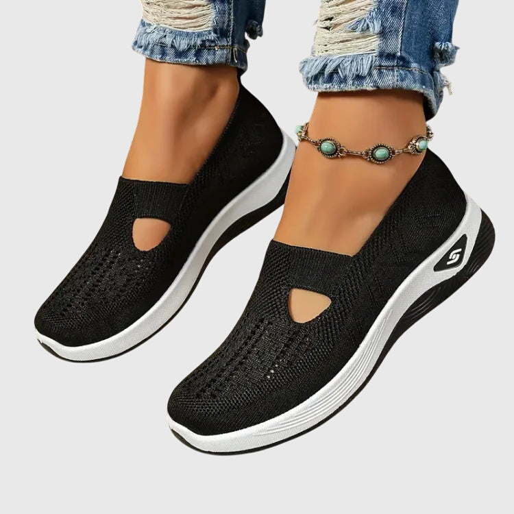 Zapatillas Ergonómicas Transpirables de Calce Ancho Enid