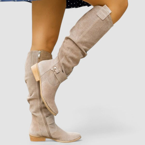 Slouch Western Knee Botas Georgiana