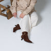Botas de Caña Alta Beauty Walk · Chocolate