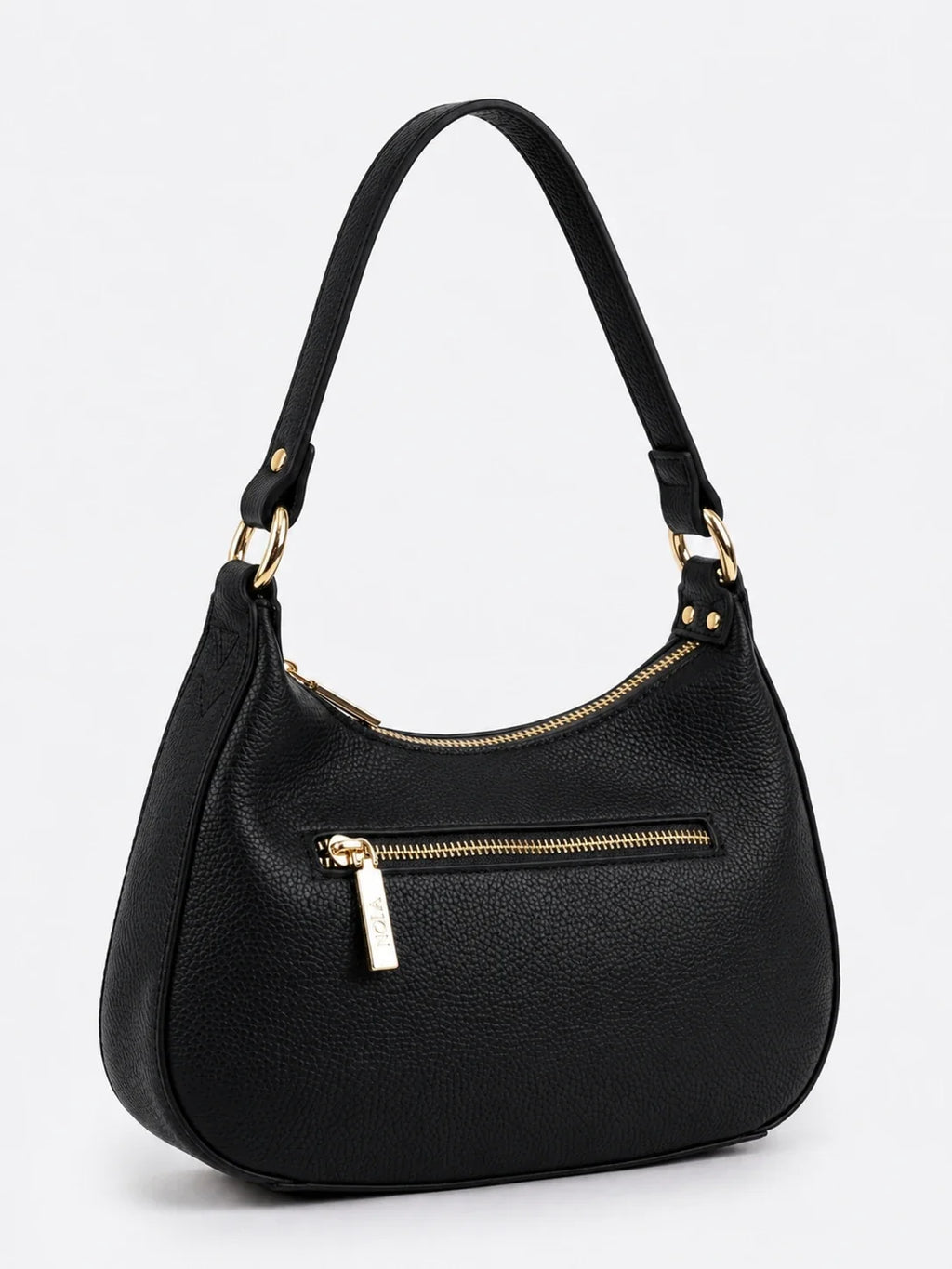 Bolso Góndola con Cristales en Piel Soft