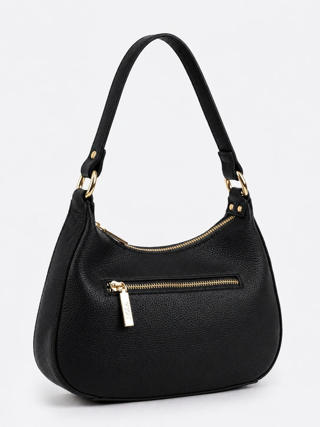 Bolso Góndola con Cristales en Piel Soft