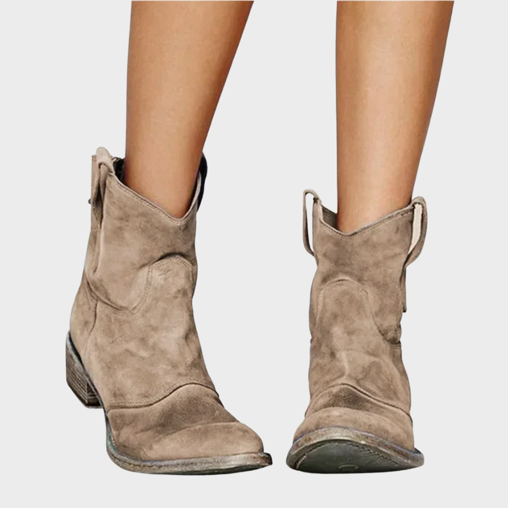 Botines de Ante Estilo Western Hazel