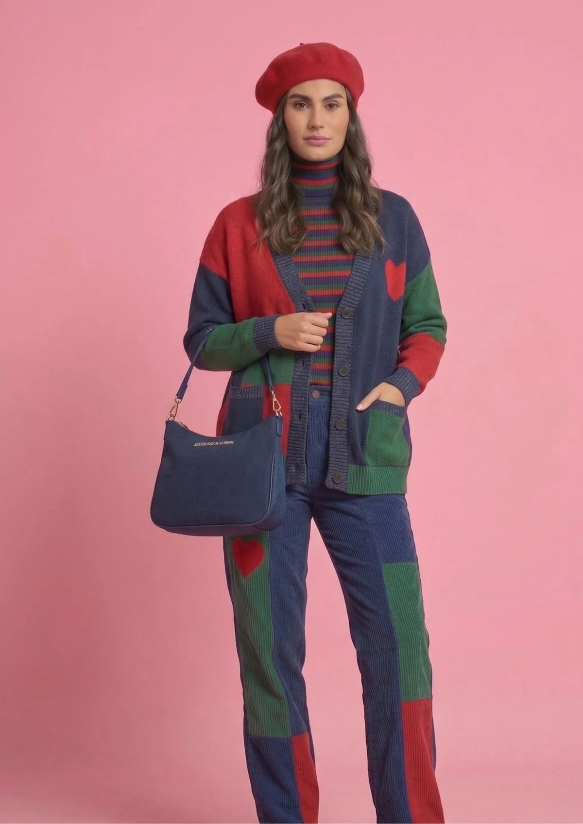 Bolso Góndola Monograma Doble Compartimento