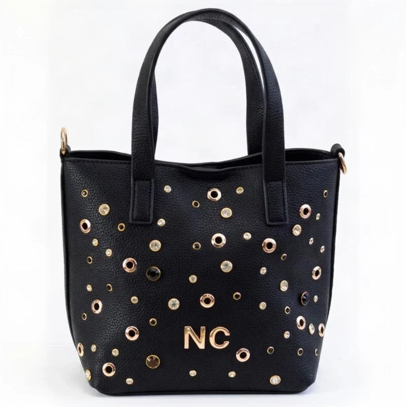 Bolso Mini Tote cristales