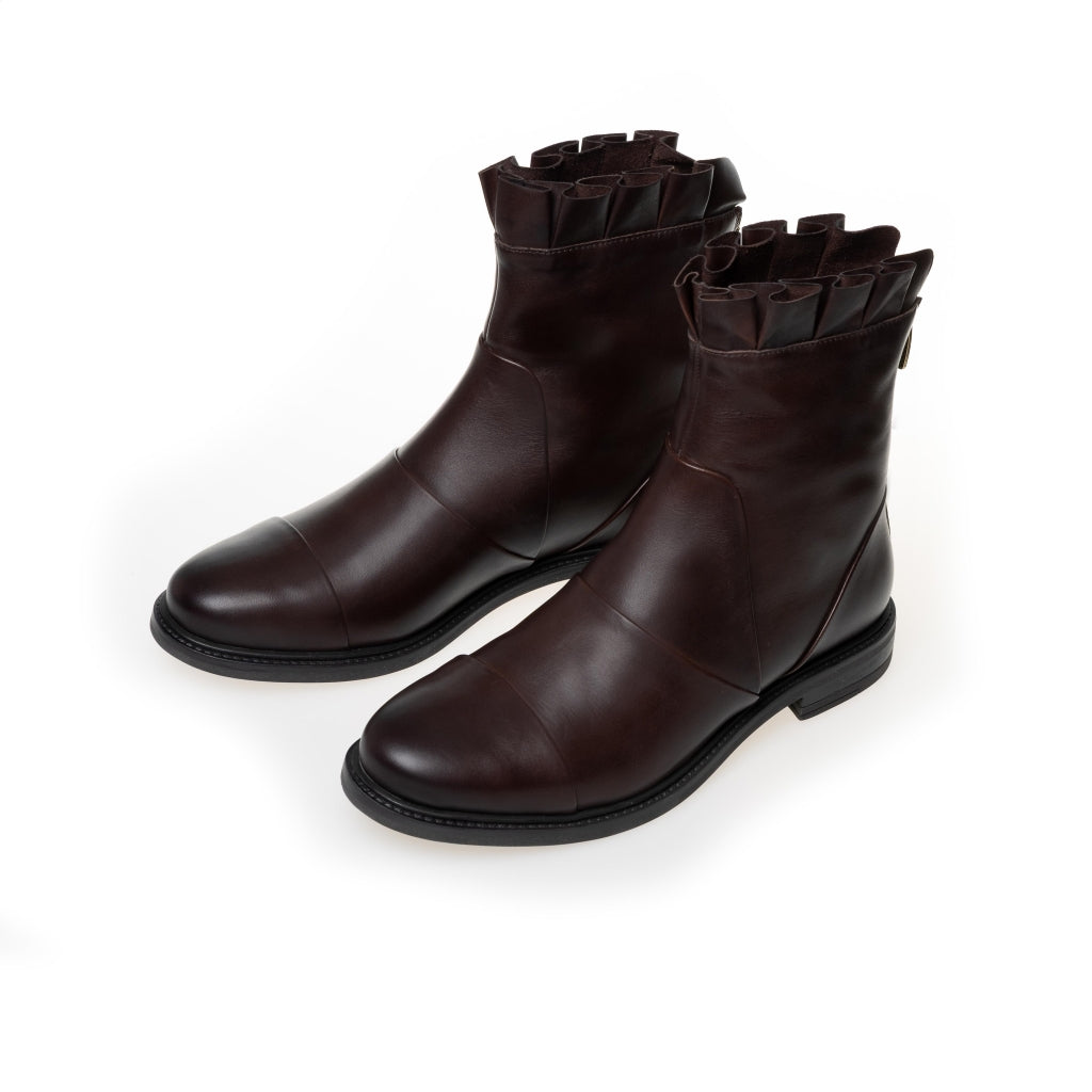 Botines Confort Margaret · Marrón Oscuro