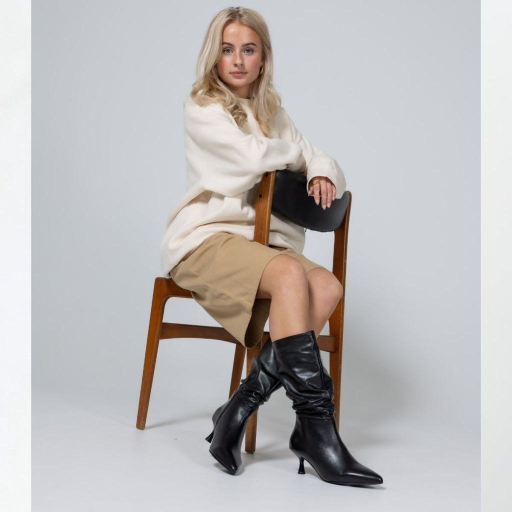 Botas Altas Ergonómicas Mine · Negro
