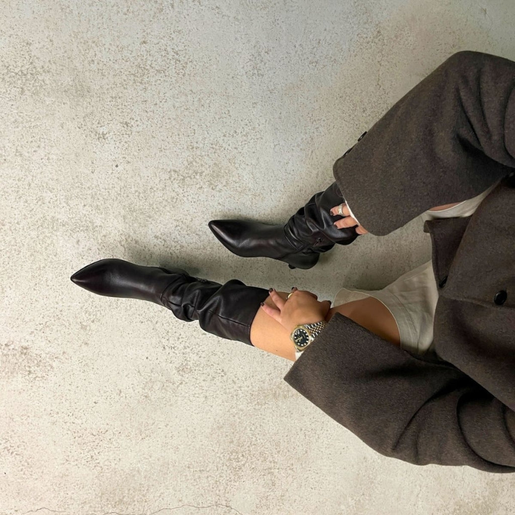 Botas Altas Ergonómicas Mine · Negro