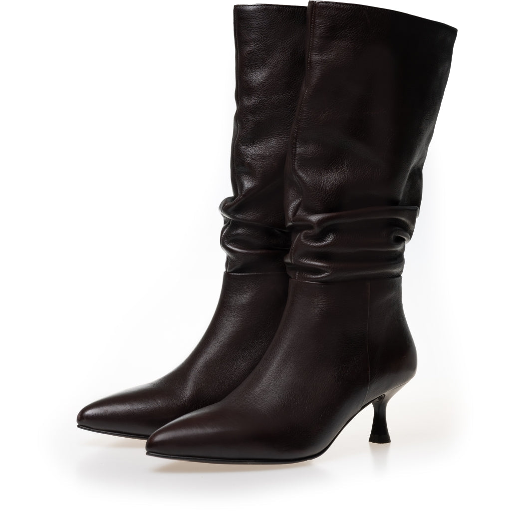 Botas Altas Ergonómicas Mine · Marrón Oscuro
