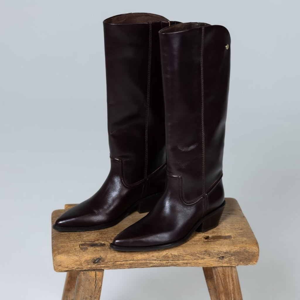 Botas de Montar Poke L · Cuero Marrón