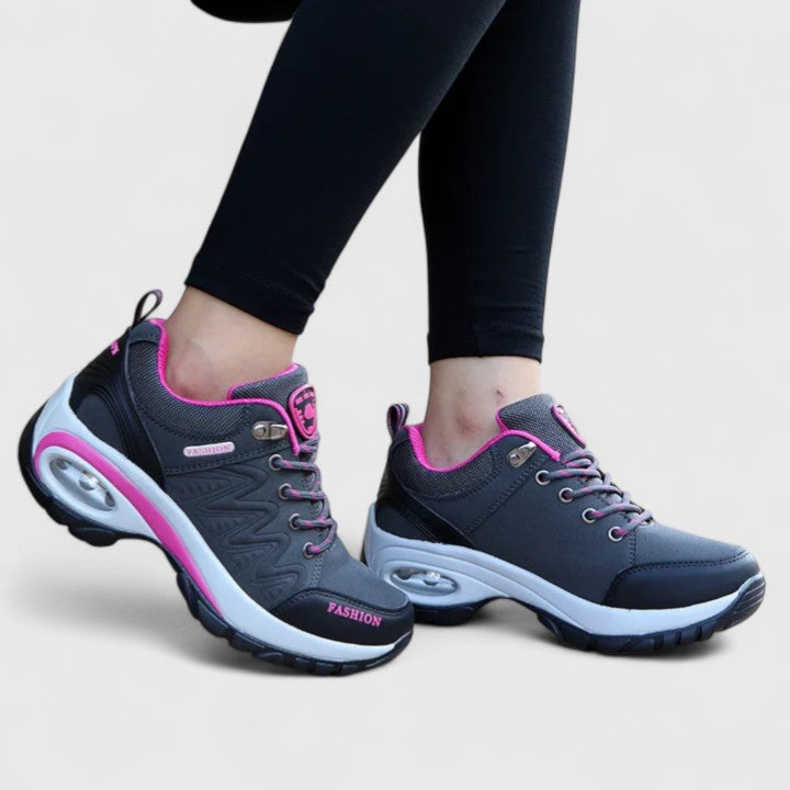 Zapatillas Bicolor en Piel Suave Vera