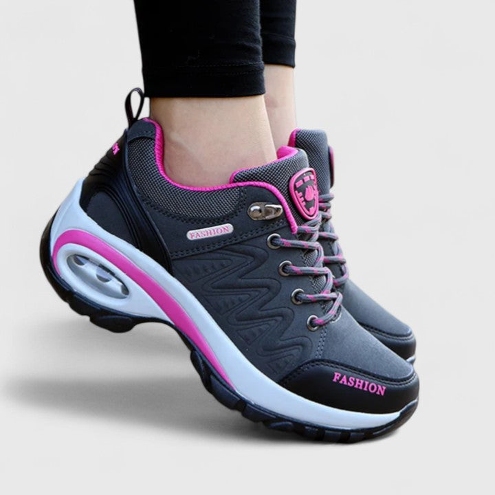 Zapatillas Bicolor en Piel Suave Vera
