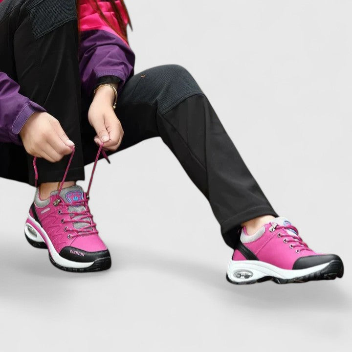 Zapatillas Bicolor en Piel Suave Vera