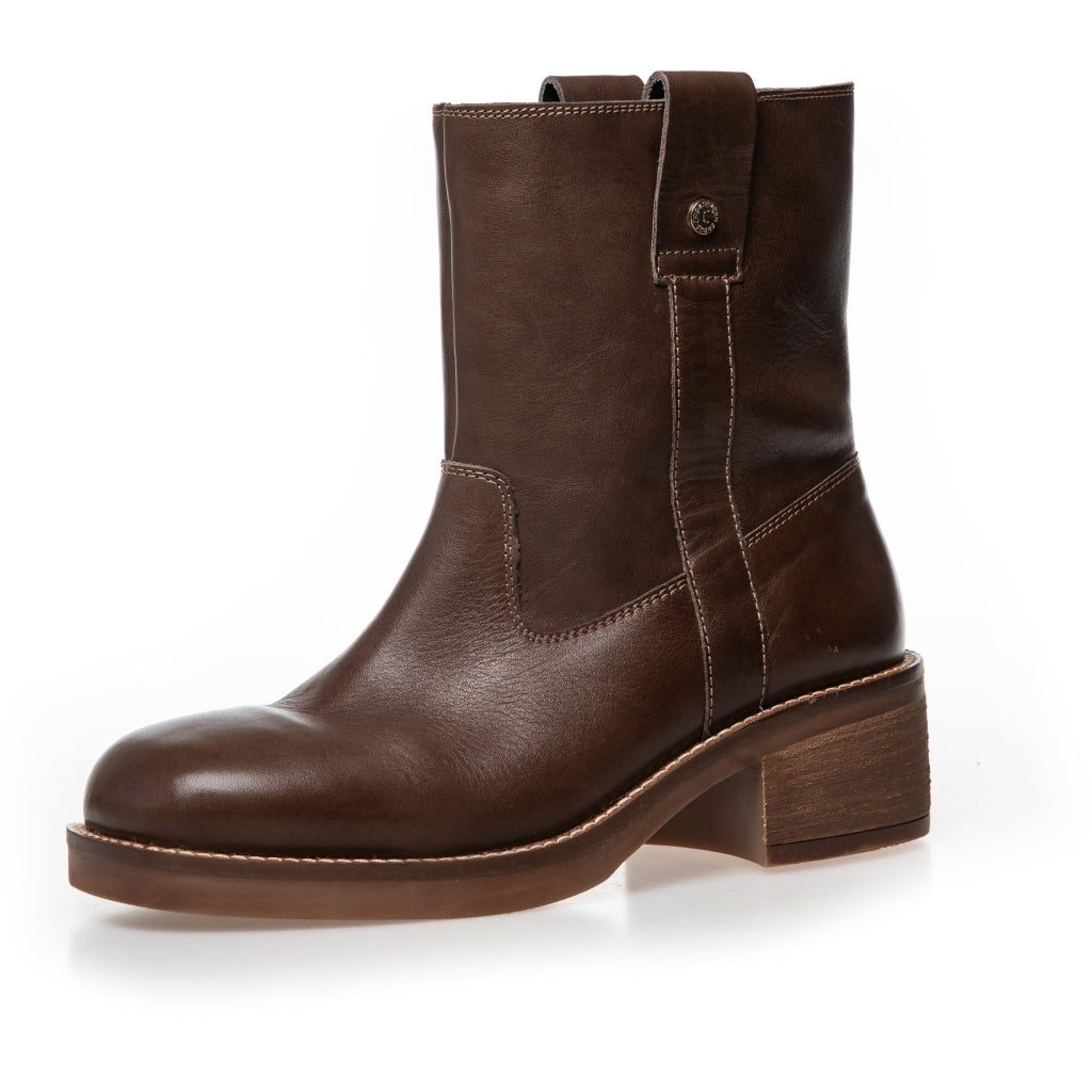 Botines Bicolor Say More · Cuero y Camel