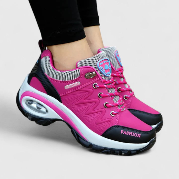 Zapatillas Bicolor en Piel Suave Vera