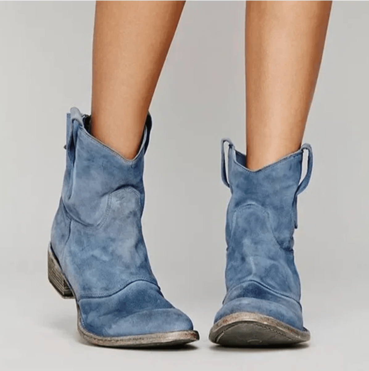 Western Pull-On Ankle Botas Piper