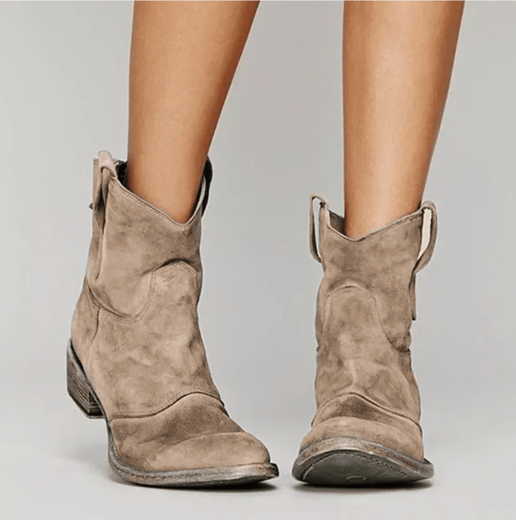 Western Pull-On Ankle Botas Piper