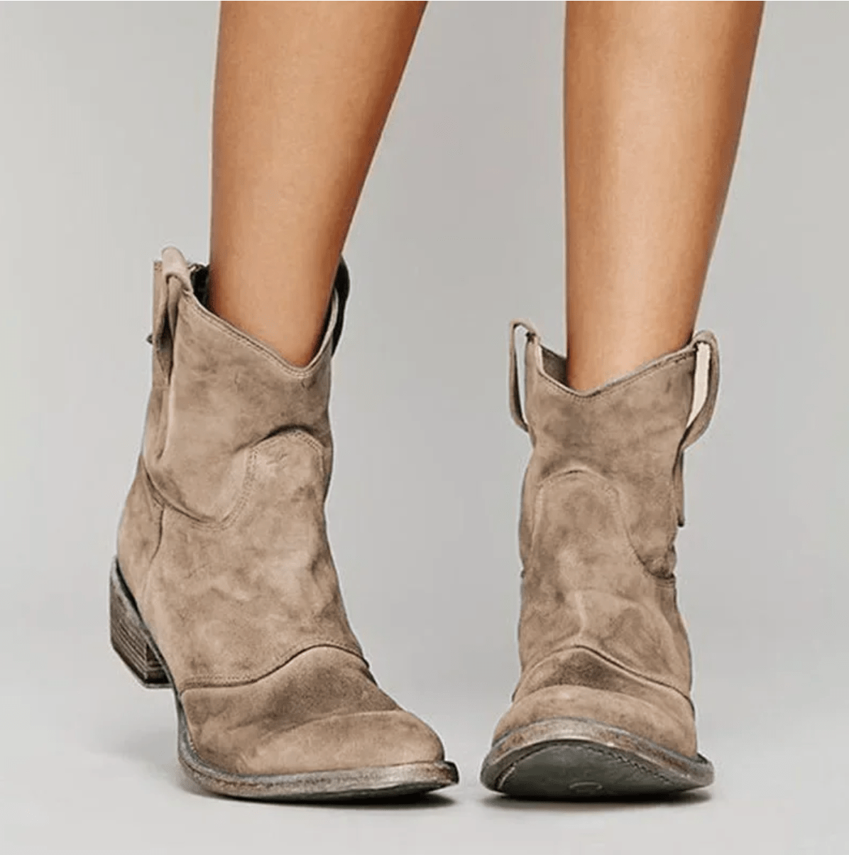 Western Pull-On Ankle Botas Piper
