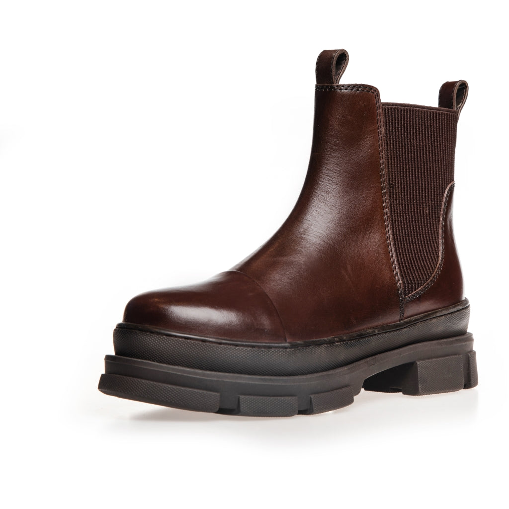Botines de Piel The Celeste Low · Marrón