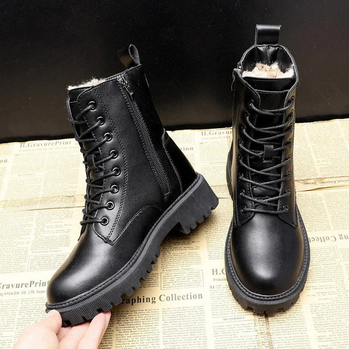 Botas Acordonadas con Forro Polar Térmico Winifred