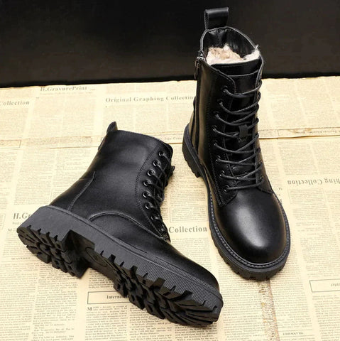 Botas Acordonadas con Forro Polar Térmico Winifred