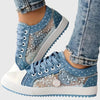 Zapatillas de Denim con Detalle de Encaje 'Elsie'