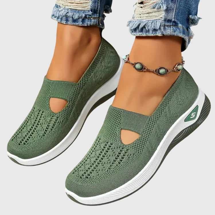 Zapatillas Ergonómicas Transpirables de Calce Ancho Enid
