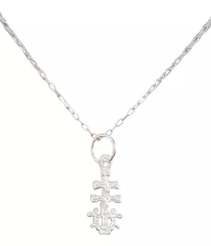 Colgante Cruz de Caravaca en Plata 925