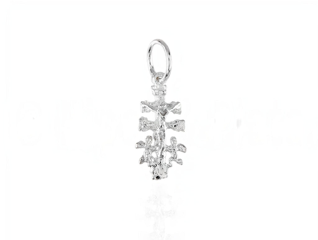 Colgante Cruz de Caravaca en Plata 925