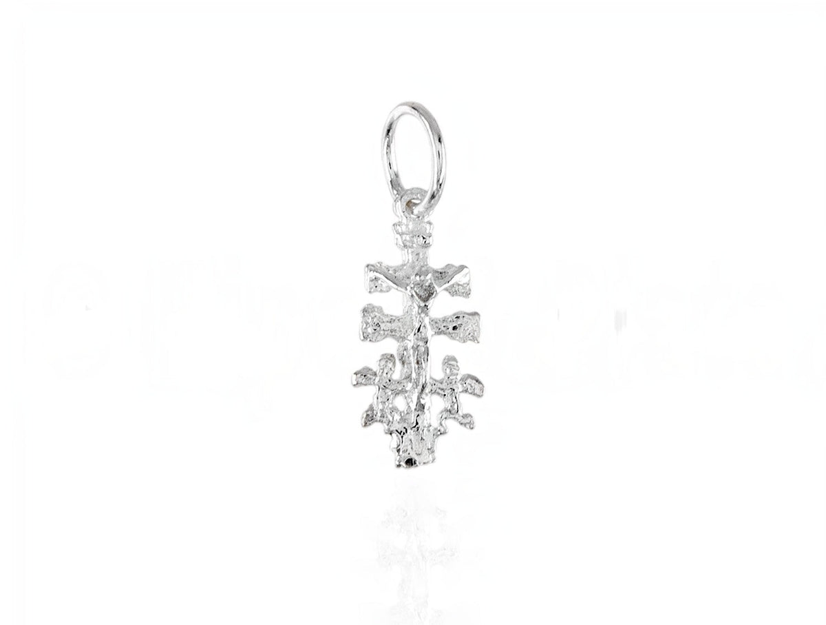 Colgante Cruz de Caravaca en Plata 925