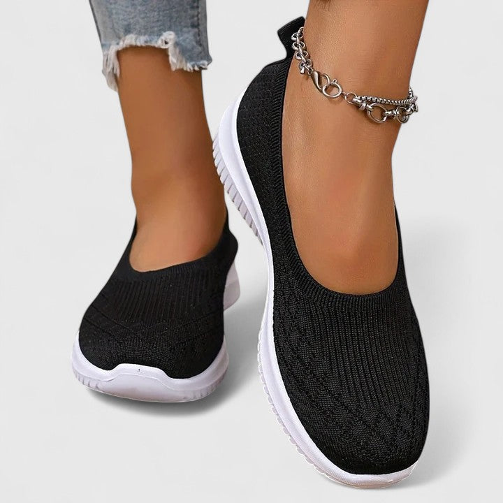 Mocasines de Punto Transpirable Calce Ancho Mabel