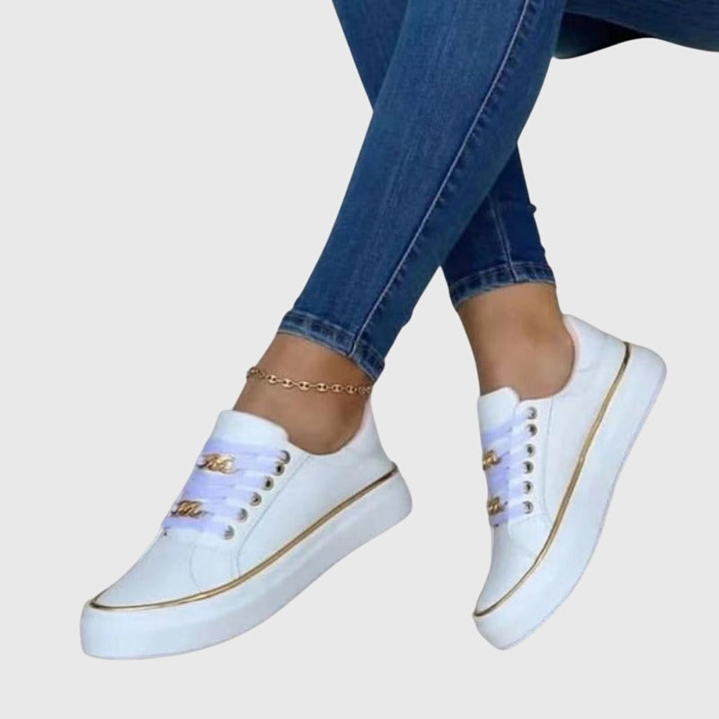 Zapatillas con Plataforma y Cadena Dorada 'Estelle'