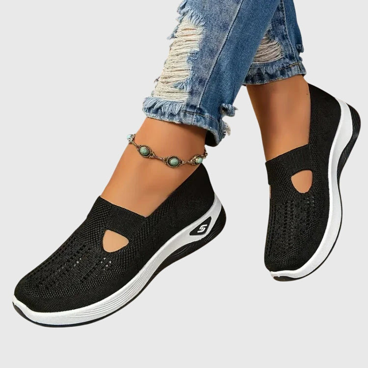 Zapatillas Ergonómicas Transpirables de Calce Ancho Enid