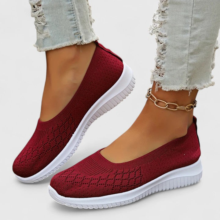 Mocasines de Punto Transpirable Calce Ancho Mabel