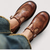 Zapatos Mary Jane de Piel Detalle Brogue Hazel