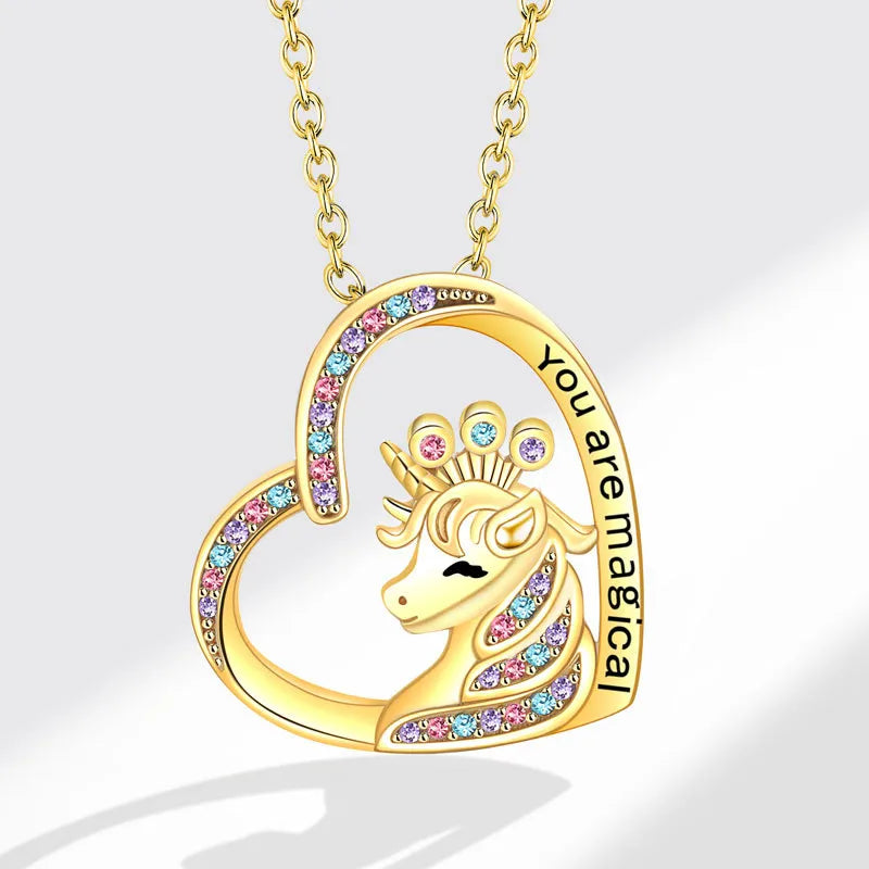 Colgante Unicornio Mágico en Plata de Ley
