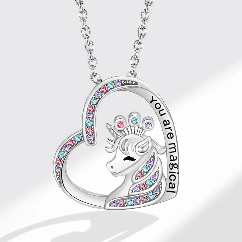 Colgante Unicornio Mágico en Plata de Ley